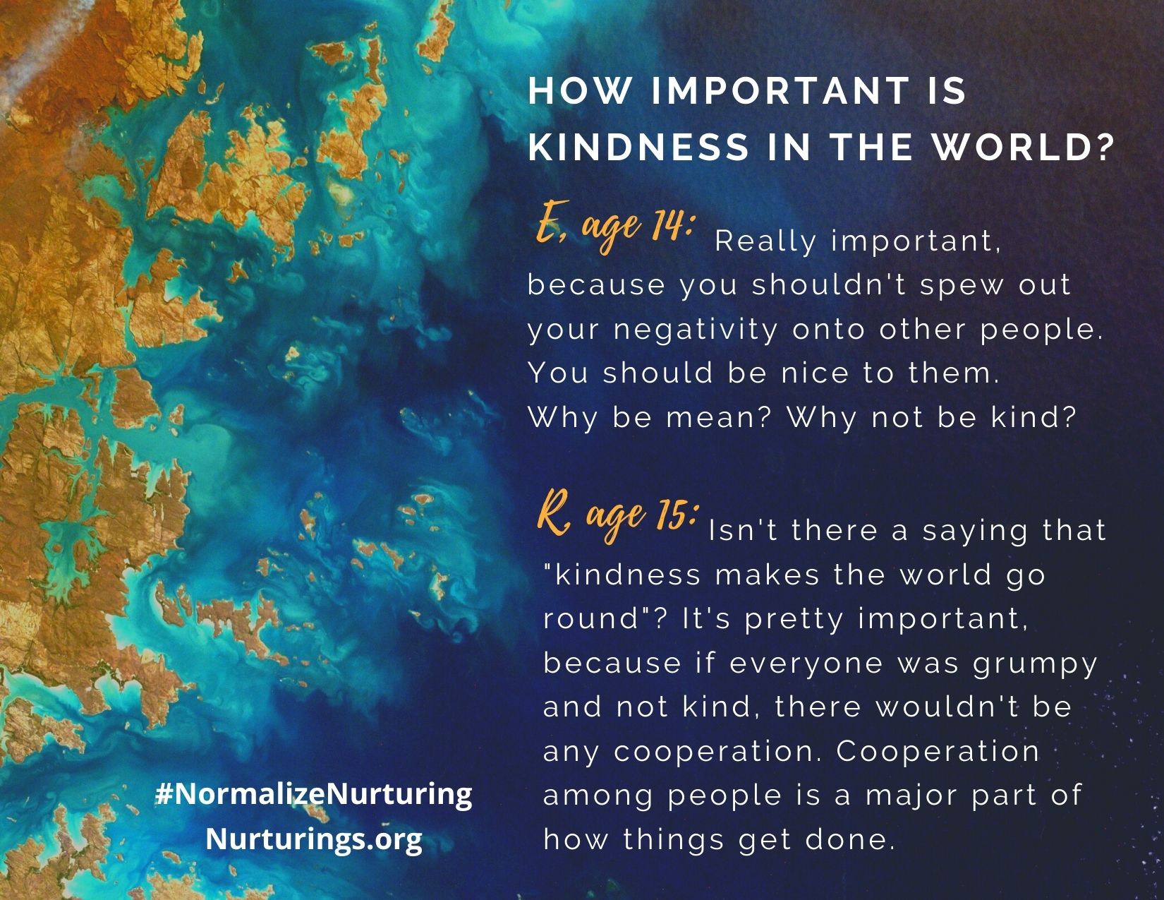 We ask teens about the importance of kindness in our world